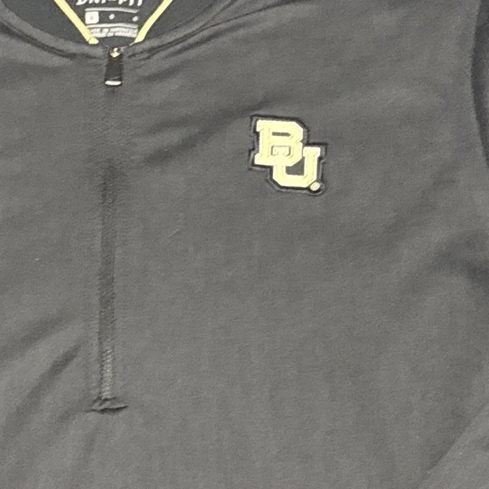 Nike Baylor University Bears Baseball 1/4 Zip Pullover Men's Size L Dri Fit EUC